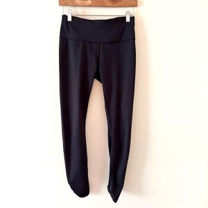 Prana Leggings Women's S‎ Charcoal Textured Yoga Running Athletic Scrunched